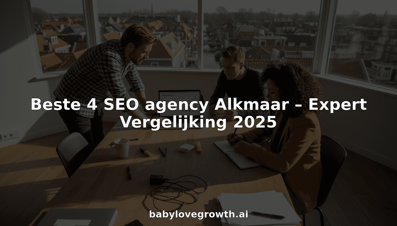 Beste 4 SEO agency Alkmaar – Expert Vergelijking 2025