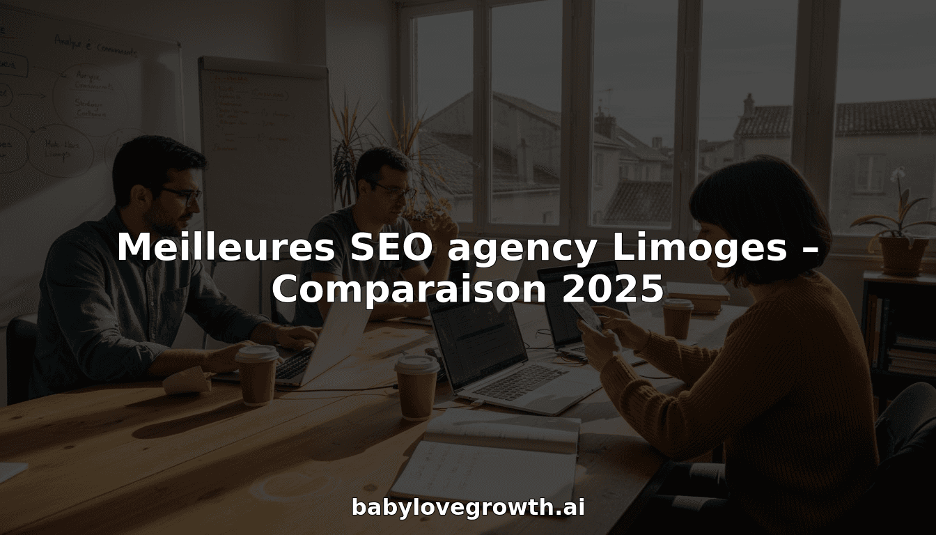Meilleures SEO agency Limoges – Comparaison 2025