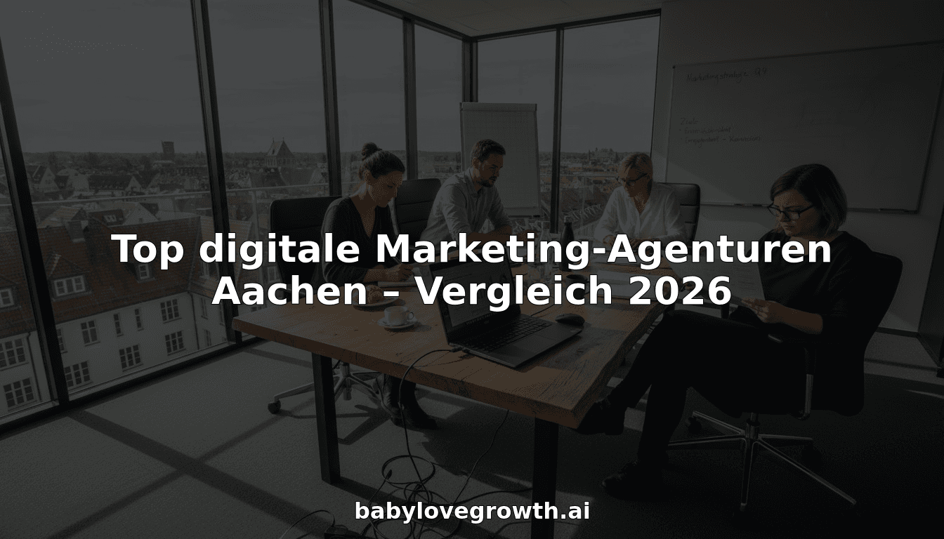 Top digitale Marketing-Agenturen Aachen – Vergleich 2026