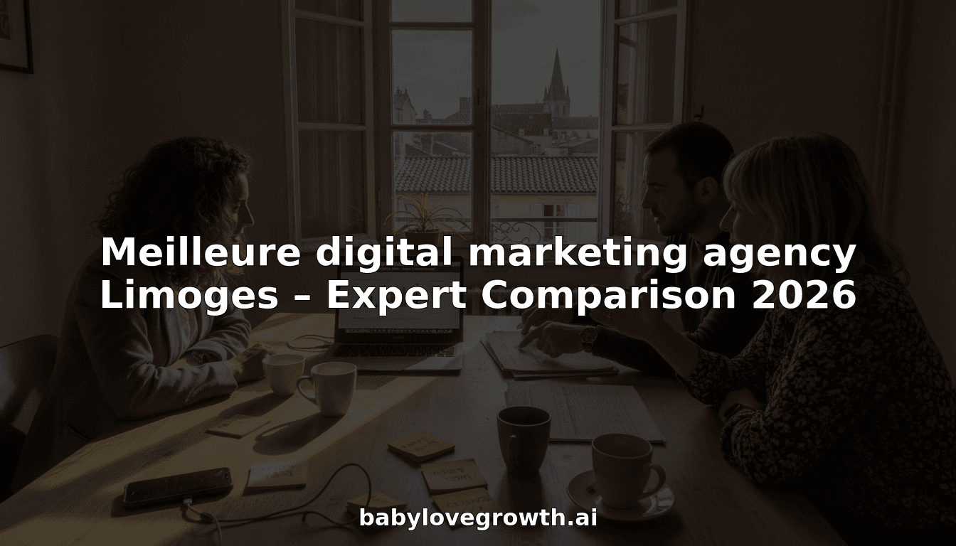 Meilleure digital marketing agency Limoges – Expert Comparison 2026