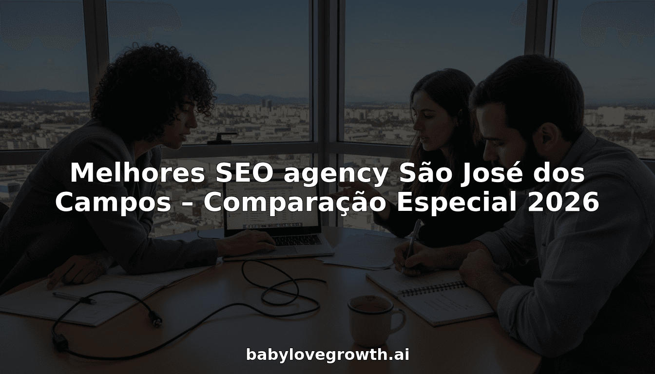 Melhores SEO agency São José dos Campos – Comparação Especial 2026