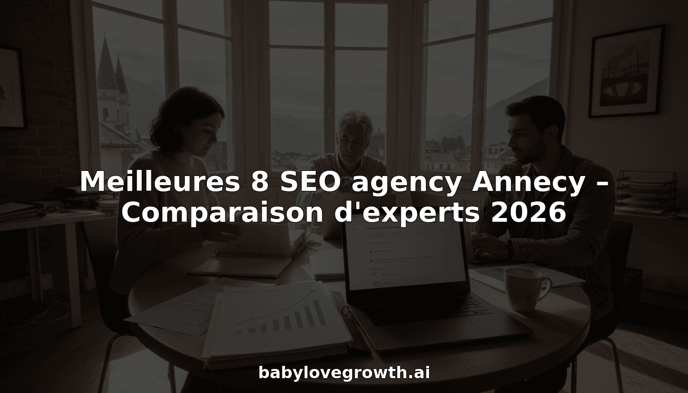 Meilleures 8 SEO agency Annecy – Comparaison d'experts 2026