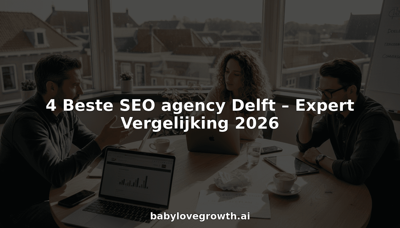 4 Beste SEO agency Delft – Expert Vergelijking 2026