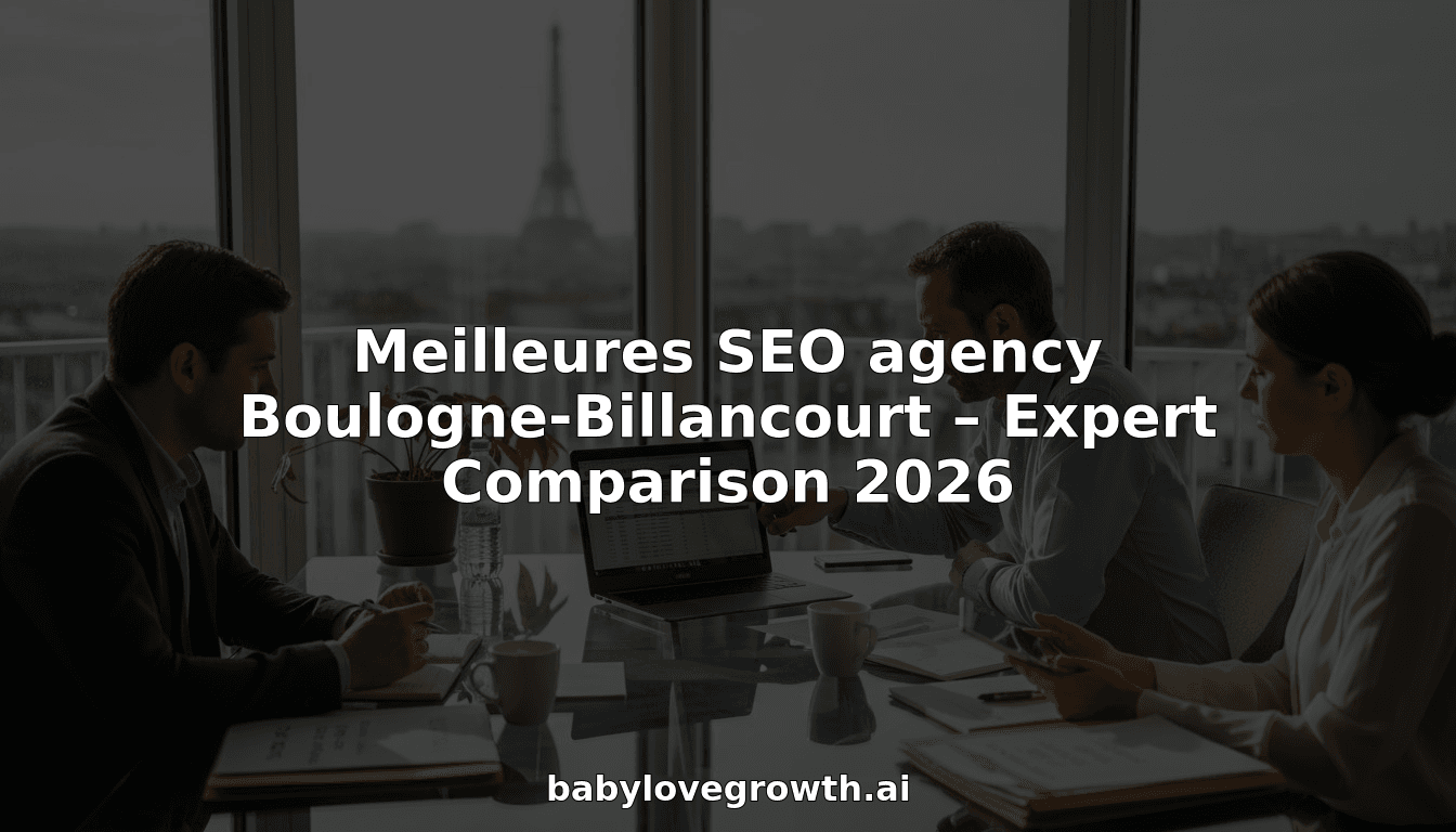 Meilleures SEO agency Boulogne-Billancourt – Expert Comparison 2026