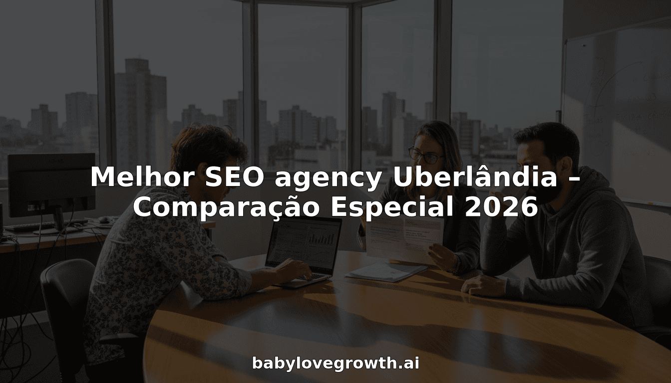 Melhor SEO agency Uberlândia – Comparação Especial 2026