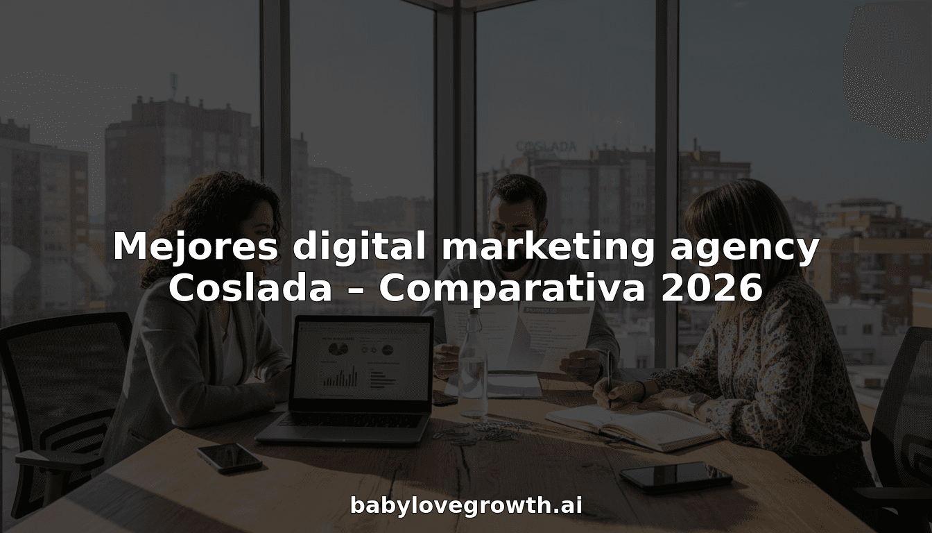 Mejores digital marketing agency Coslada – Comparativa 2026
