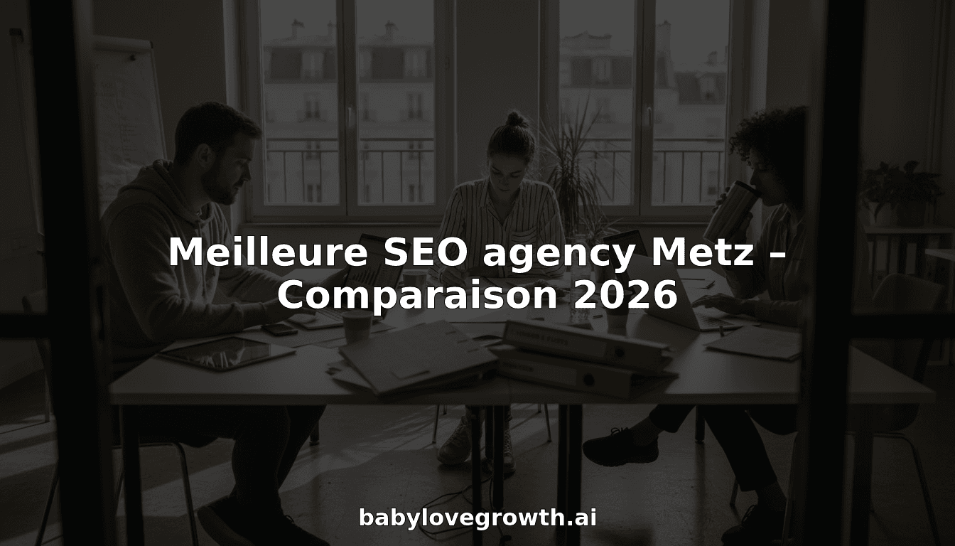 Meilleure SEO agency Metz – Comparaison 2026