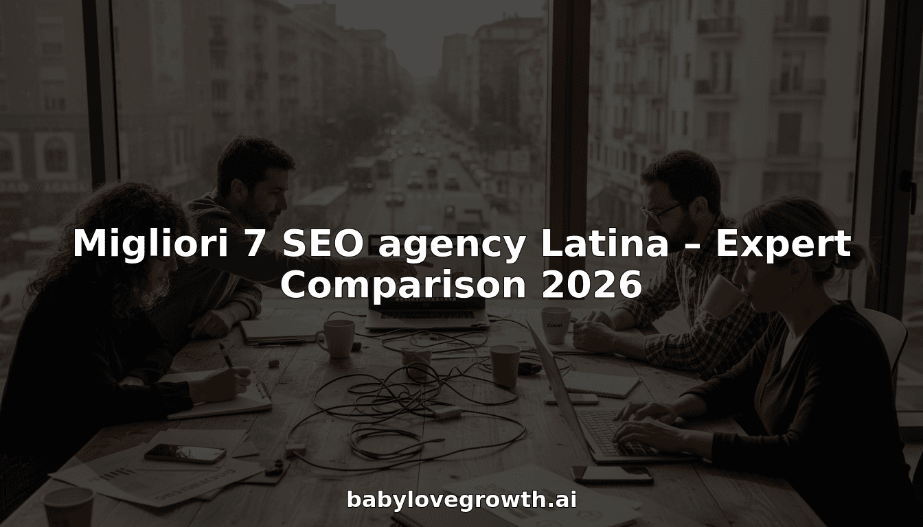 Migliori 7 SEO agency Latina – Expert Comparison 2026