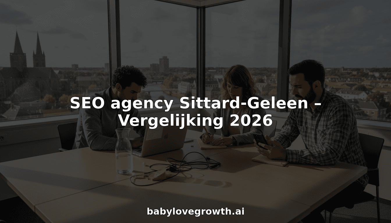 SEO agency Sittard-Geleen – Vergelijking 2026