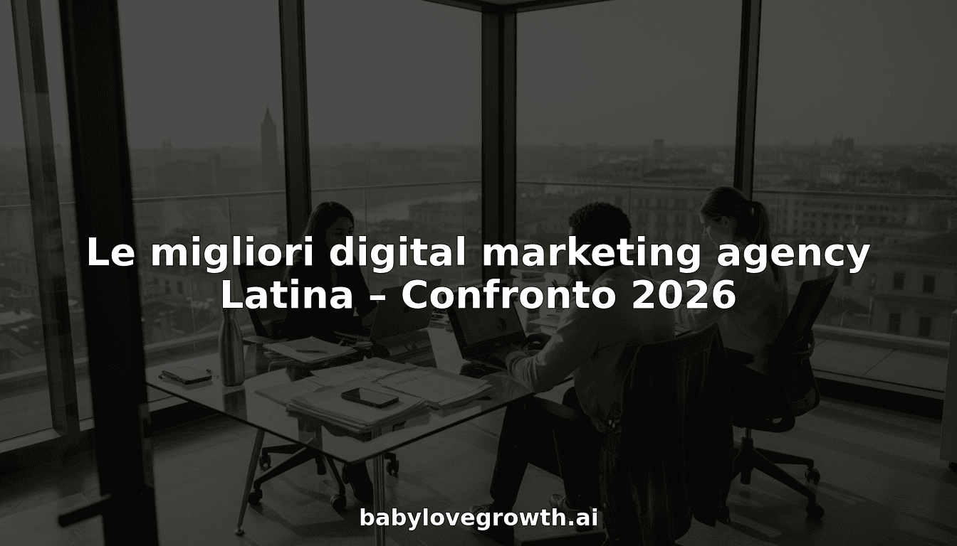 Le migliori digital marketing agency Latina – Confronto 2026