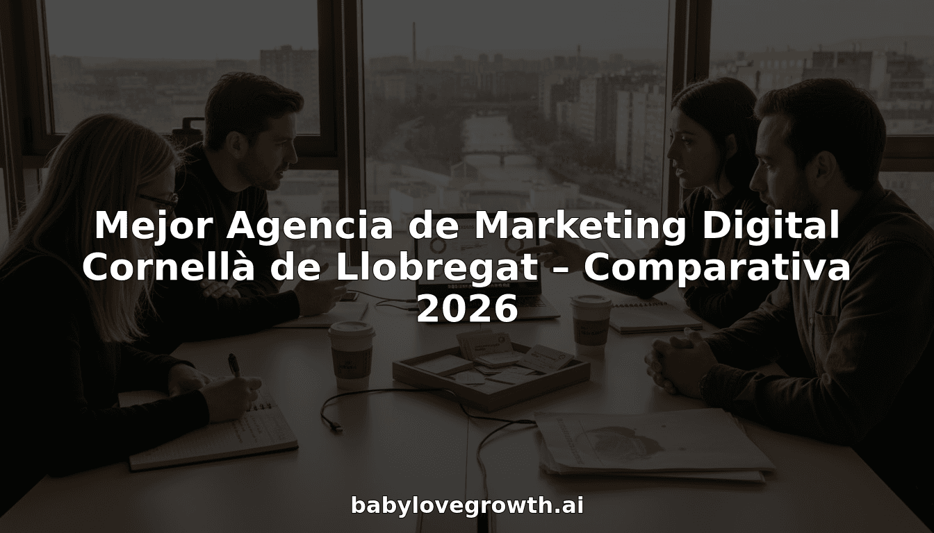 Mejor Agencia de Marketing Digital Cornellà de Llobregat – Comparativa 2026