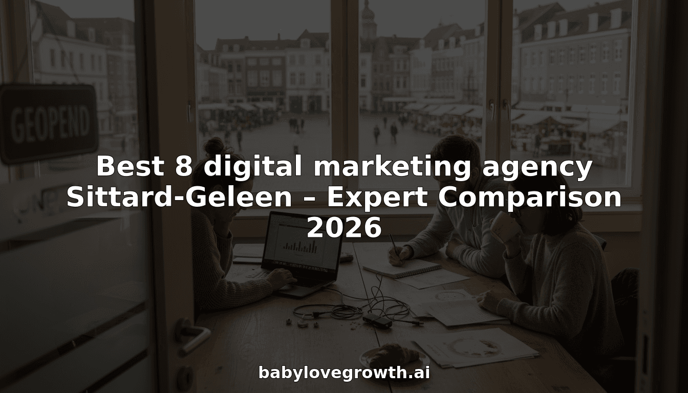 Best 8 digital marketing agency Sittard-Geleen – Expert Comparison 2026