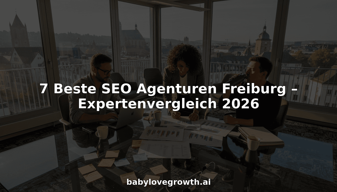 7 Beste SEO Agenturen Freiburg – Expertenvergleich 2026