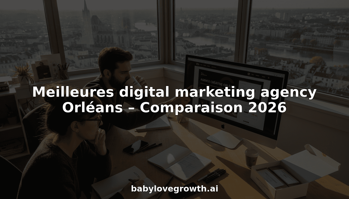 Meilleures digital marketing agency Orléans – Comparaison 2026