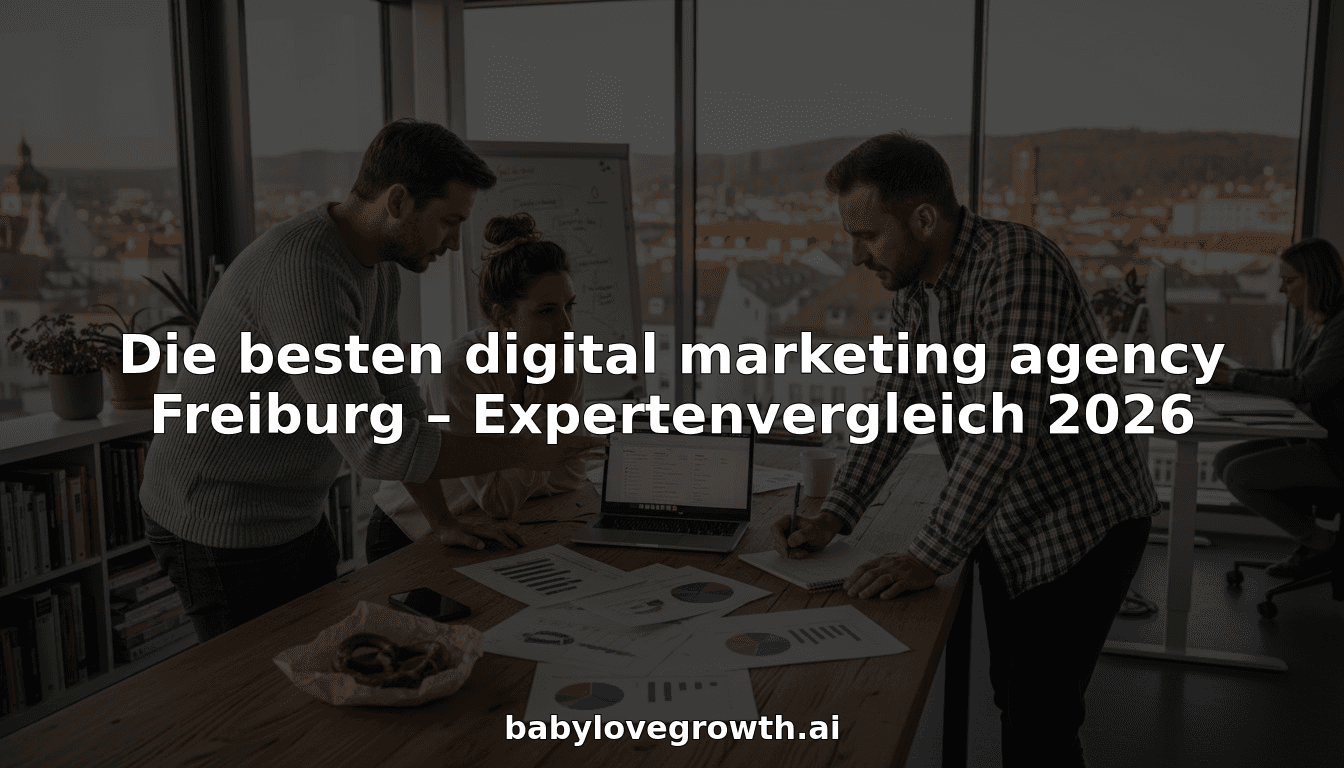 Die besten digital marketing agency Freiburg – Expertenvergleich 2026