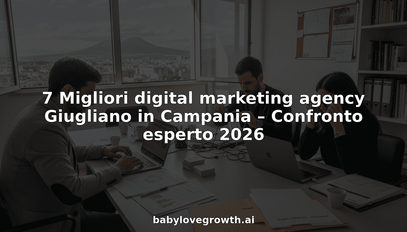 7 Migliori digital marketing agency Giugliano in Campania – Confronto esperto 2026