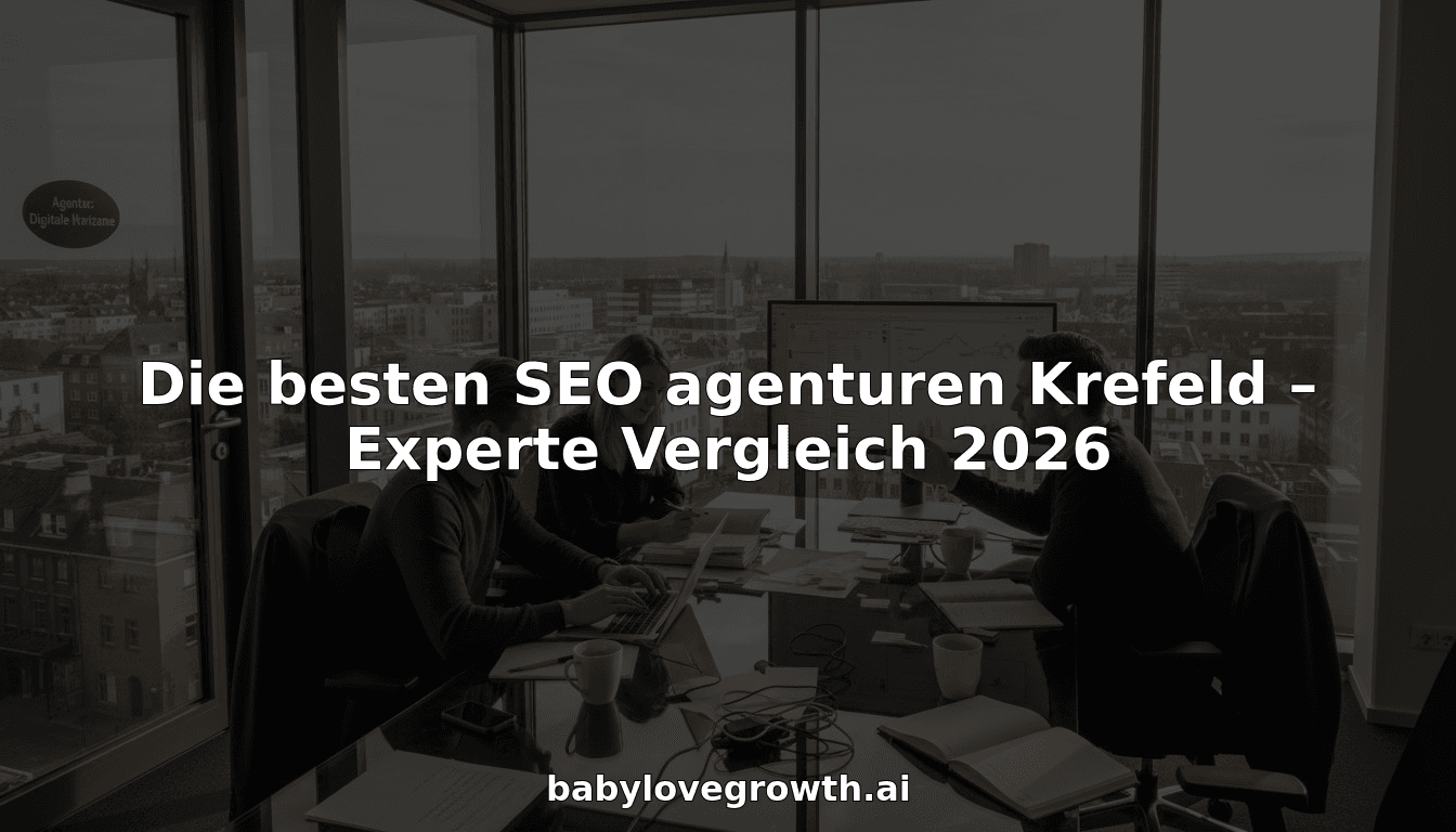 Die besten SEO agenturen Krefeld – Experte Vergleich 2026
