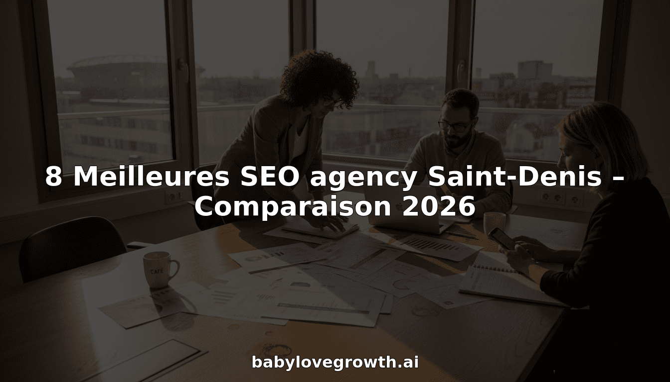 8 Meilleures SEO agency Saint-Denis – Comparaison 2026