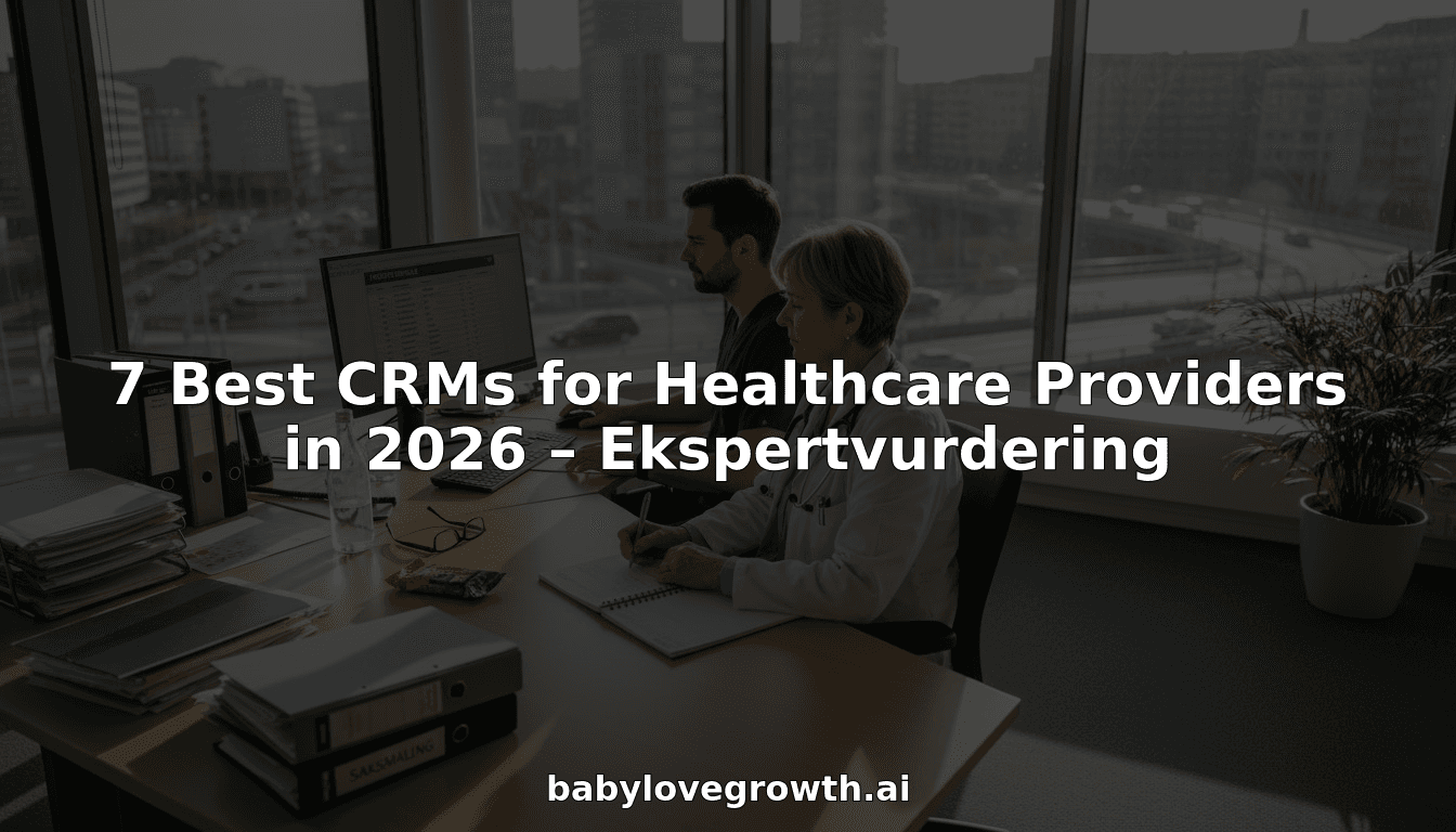 7 Best CRMs for Healthcare Providers in 2026 – Ekspertvurdering