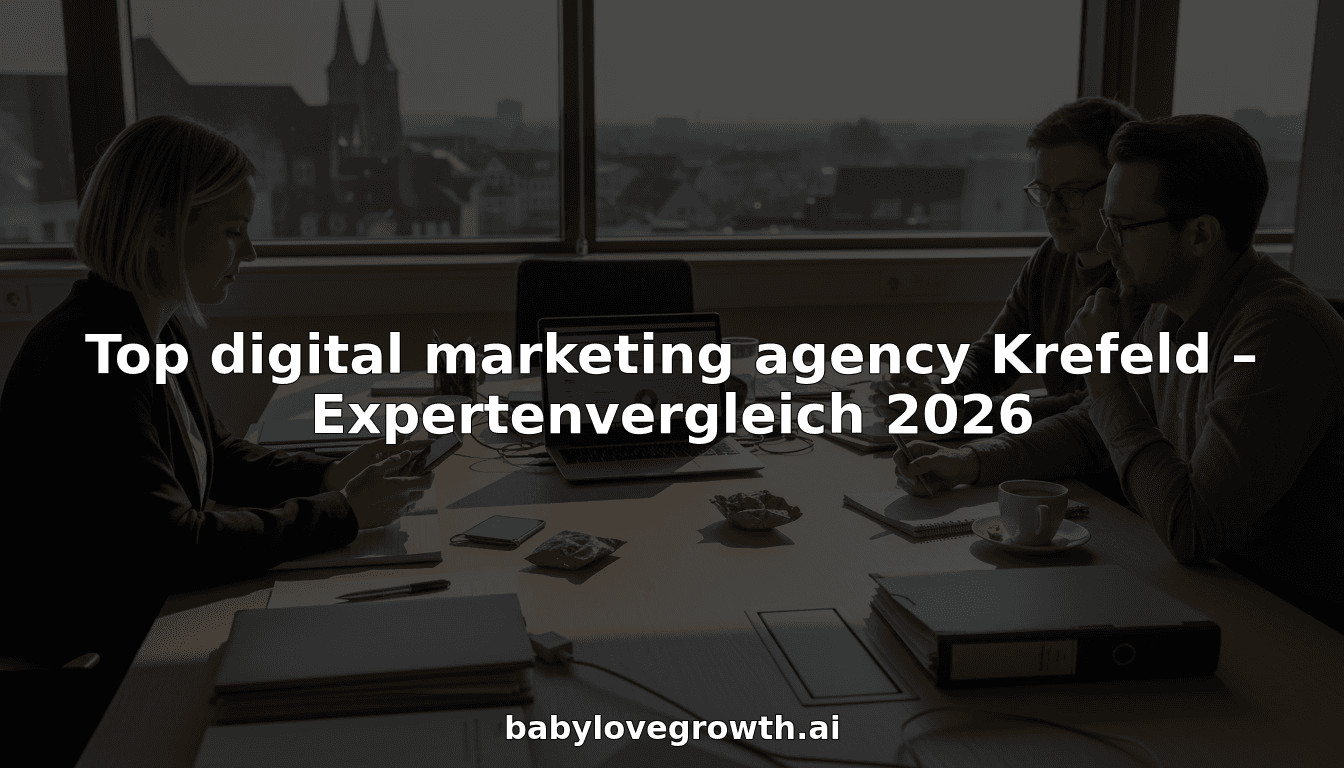 Top digital marketing agency Krefeld – Expertenvergleich 2026