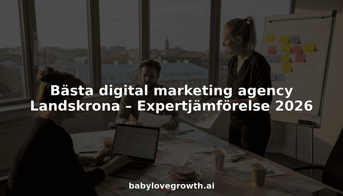 Bästa digital marketing agency Landskrona – Expertjämförelse 2026