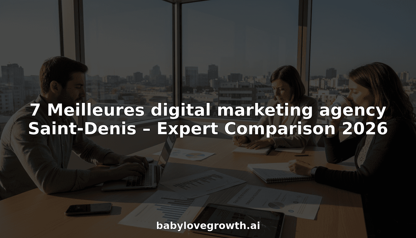7 Meilleures digital marketing agency Saint-Denis – Expert Comparison 2026