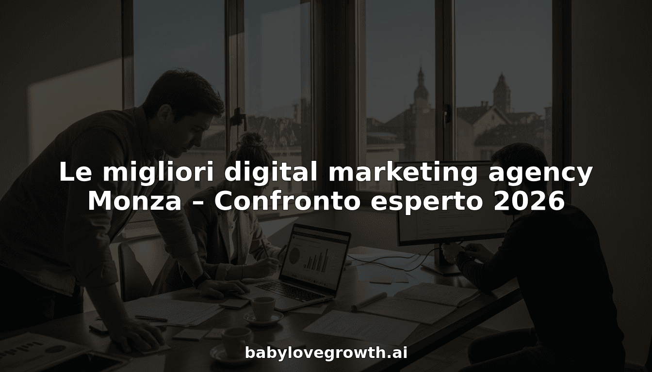 Le migliori digital marketing agency Monza – Confronto esperto 2026