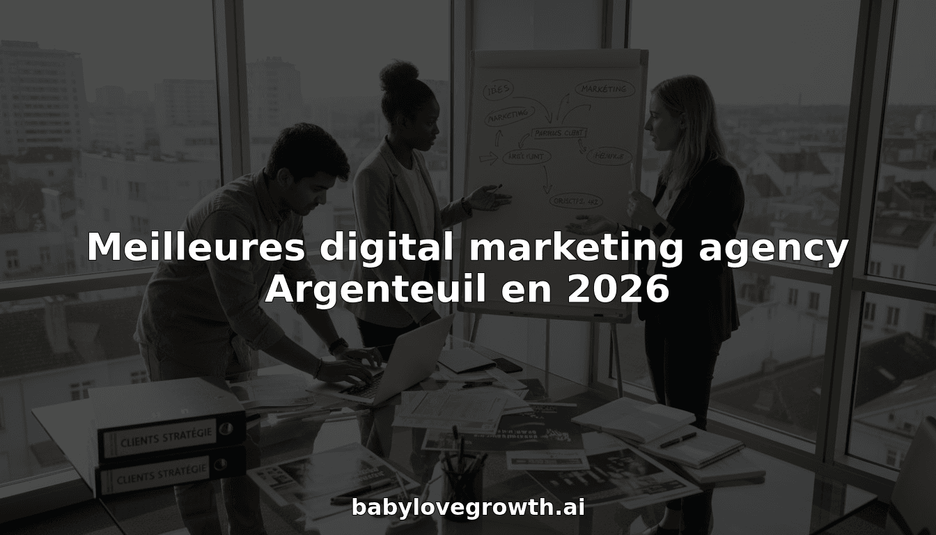 Meilleures digital marketing agency Argenteuil en 2026