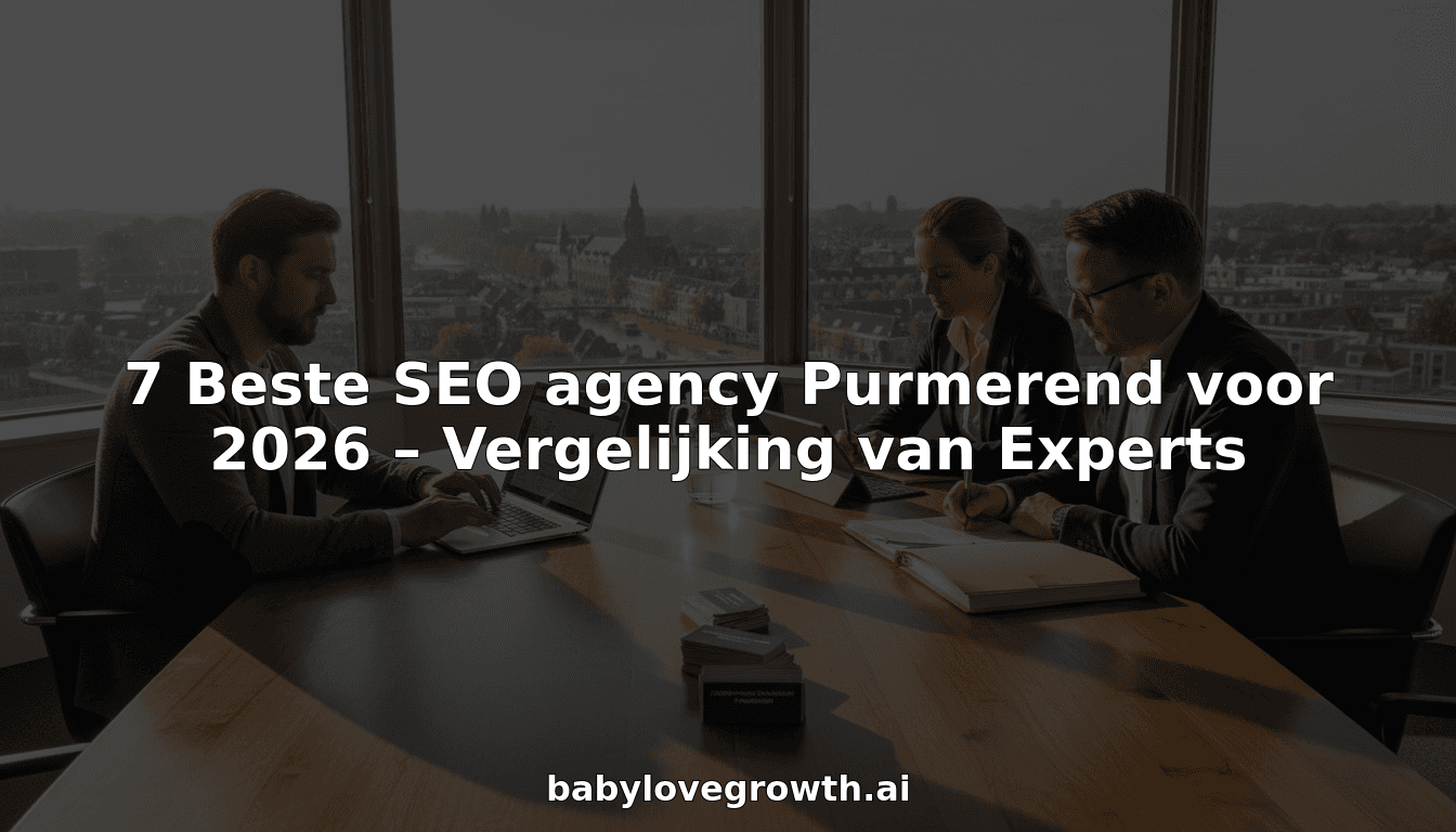 7 Beste SEO agency Purmerend voor 2026 – Vergelijking van Experts
