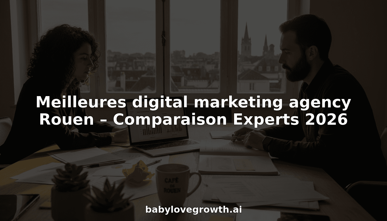 Meilleures digital marketing agency Rouen – Comparaison Experts 2026