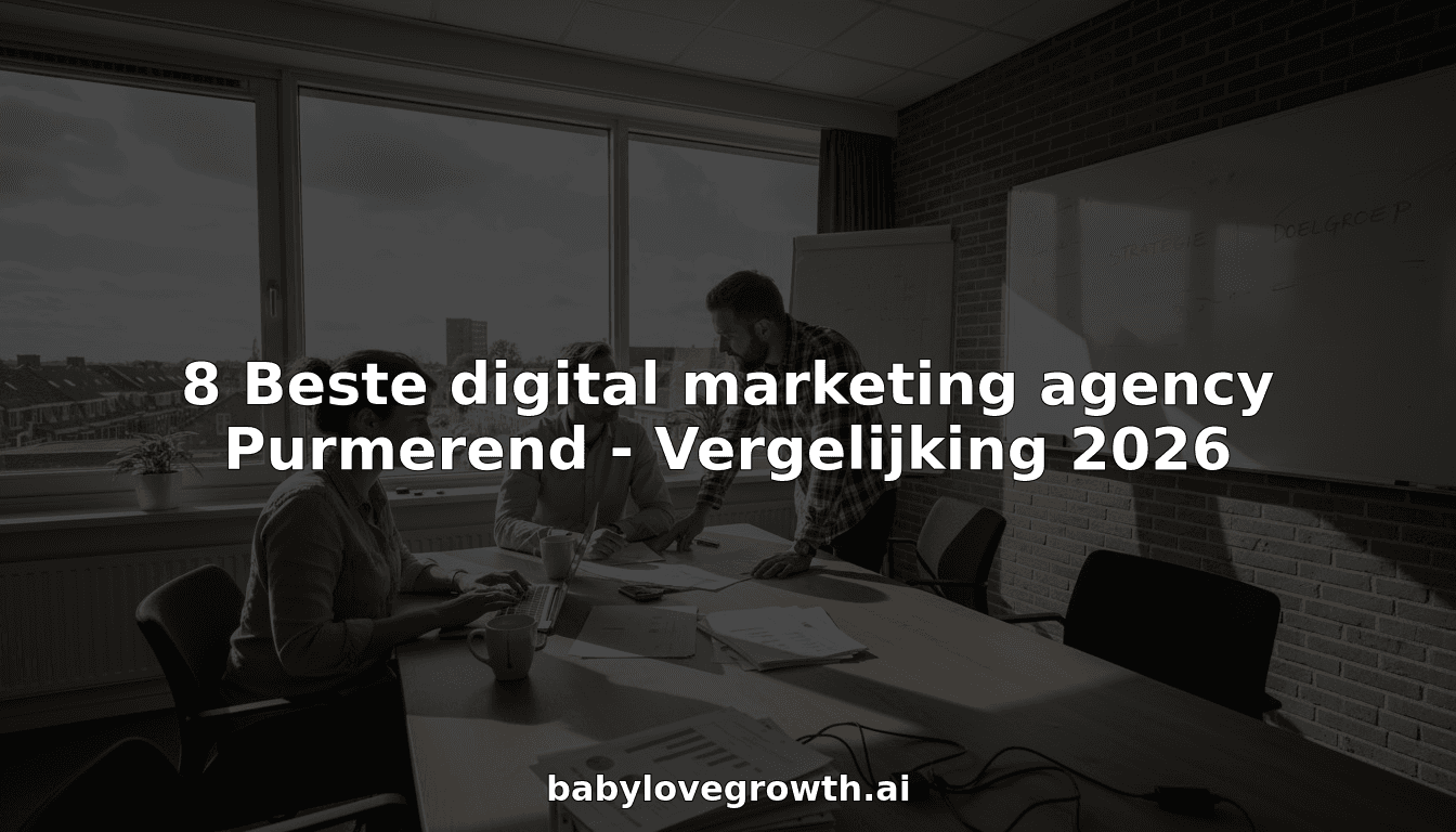 8 Beste digital marketing agency Purmerend - Vergelijking 2026