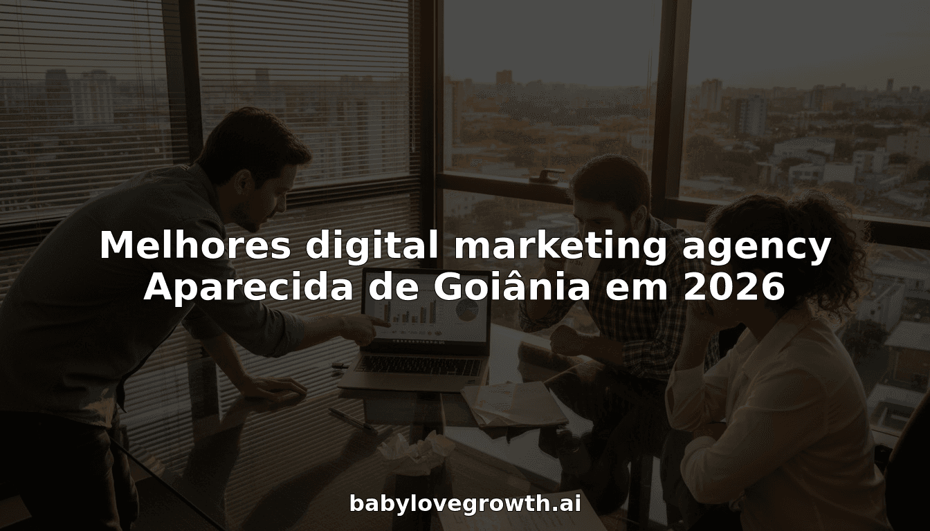 Melhores digital marketing agency Aparecida de Goiânia em 2026