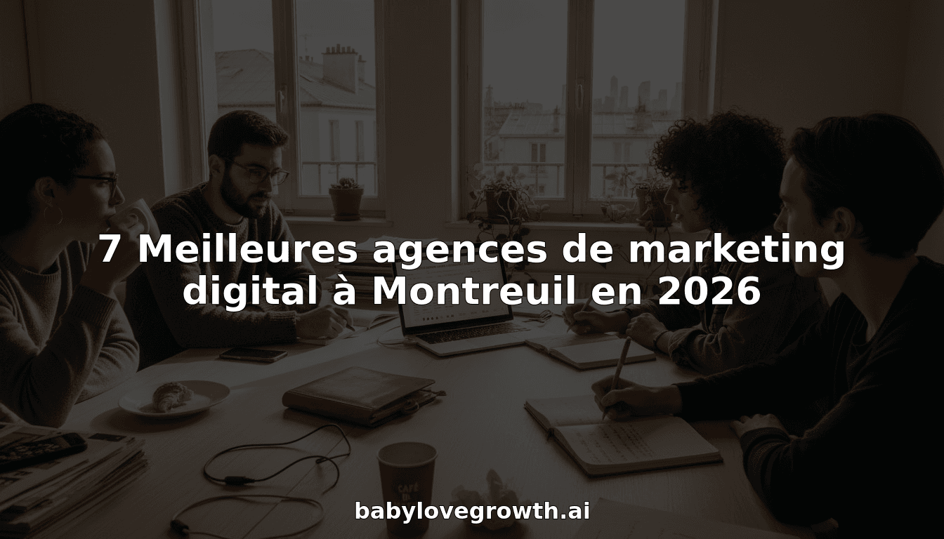 7 Meilleures agences de marketing digital à Montreuil en 2026