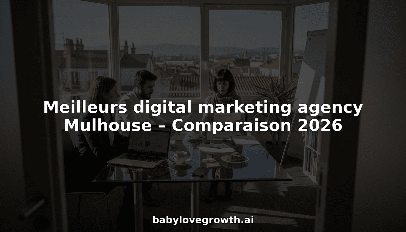Meilleurs digital marketing agency Mulhouse – Comparaison 2026