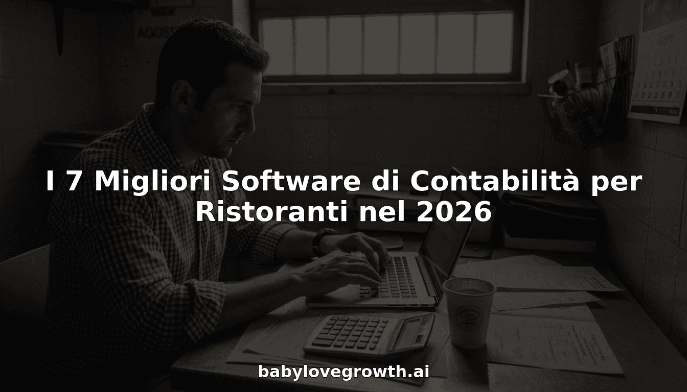 I 7 Migliori Software di Contabilità per Ristoranti nel 2026