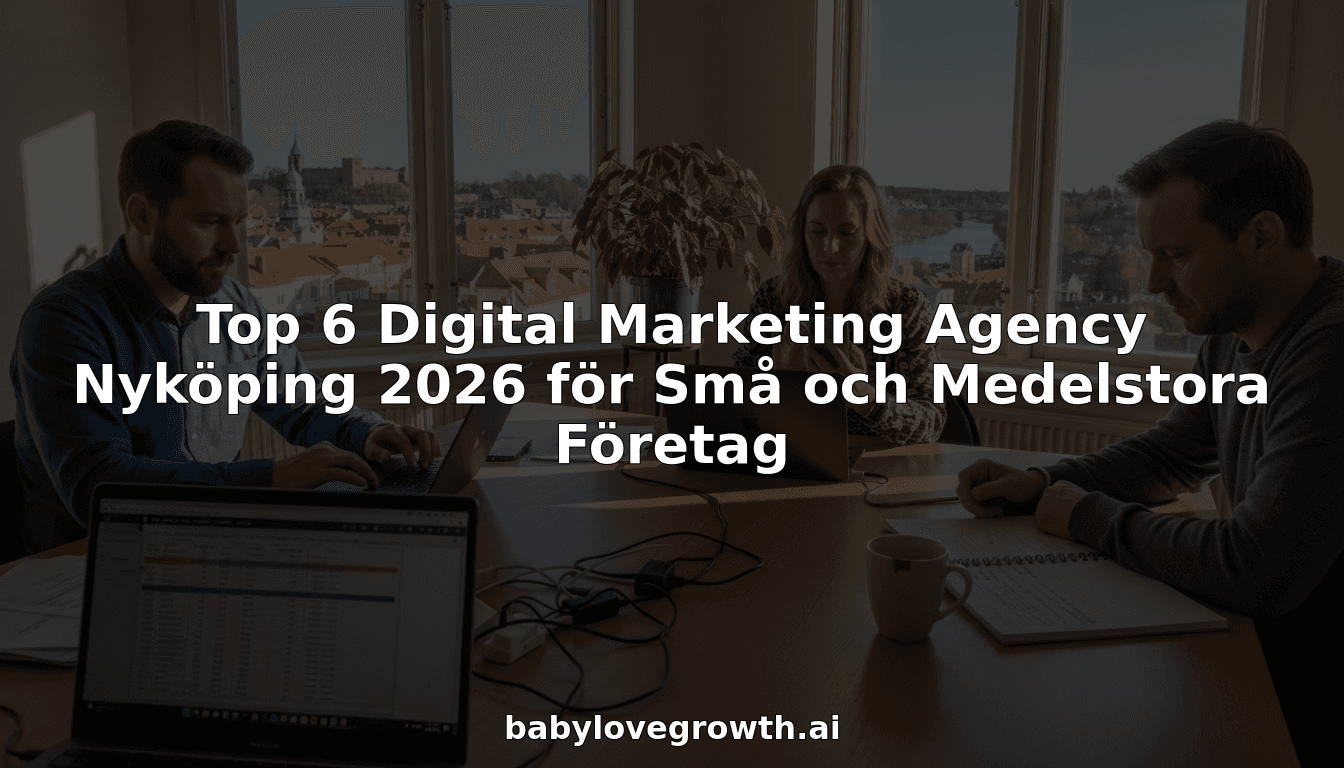 Top 6 Digital Marketing Agency Nyköping 2026 för Små och Medelstora Företag