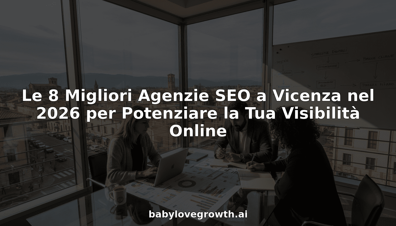 Le 8 Migliori Agenzie SEO a Vicenza nel 2026 per Potenziare la Tua Visibilità Online