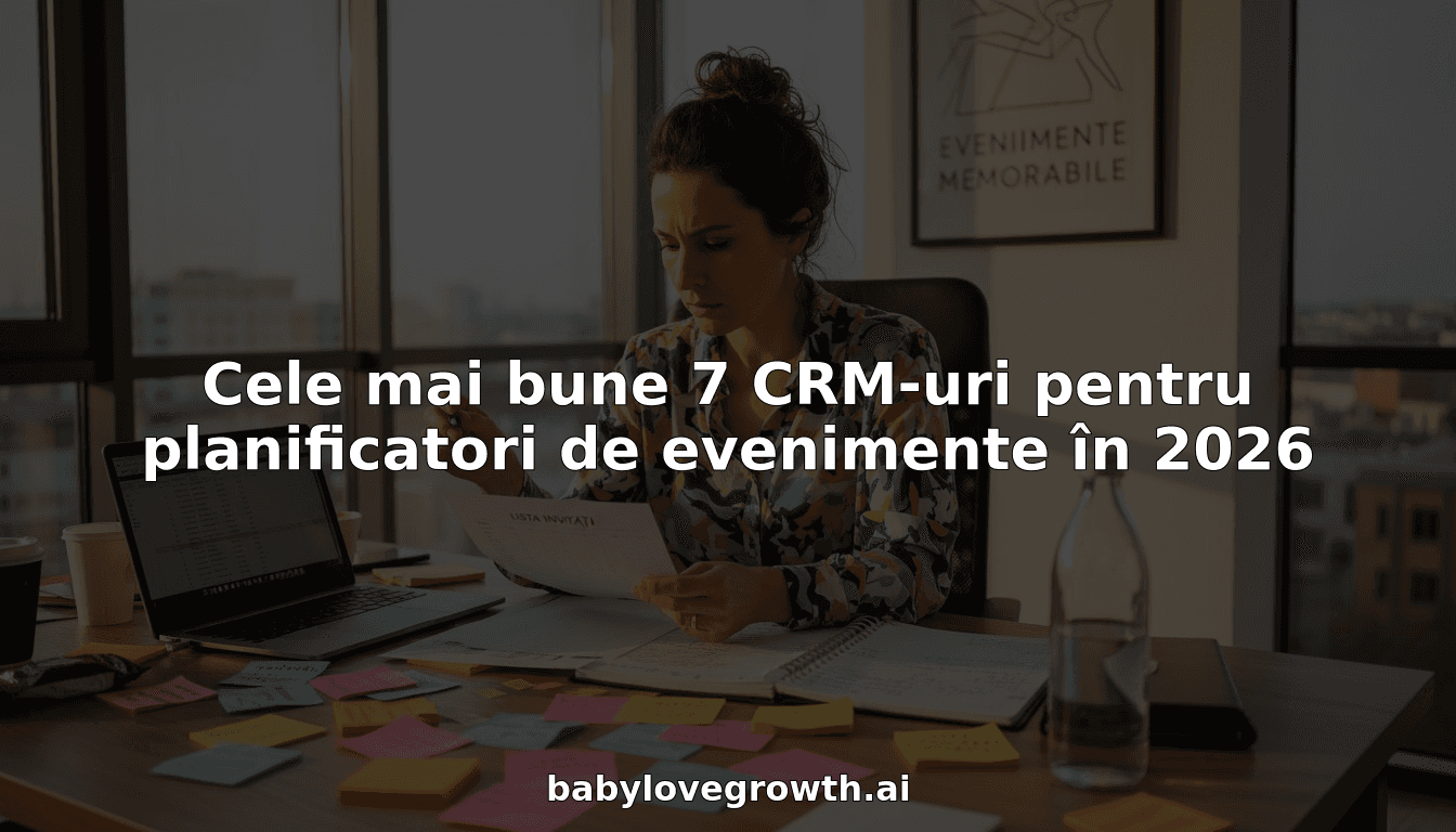 Cele mai bune 7 CRM-uri pentru planificatori de evenimente în 2026