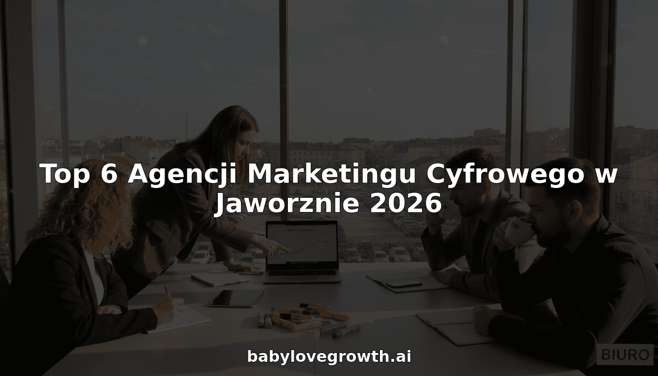 Top 6 Agencji Marketingu Cyfrowego w Jaworznie 2026