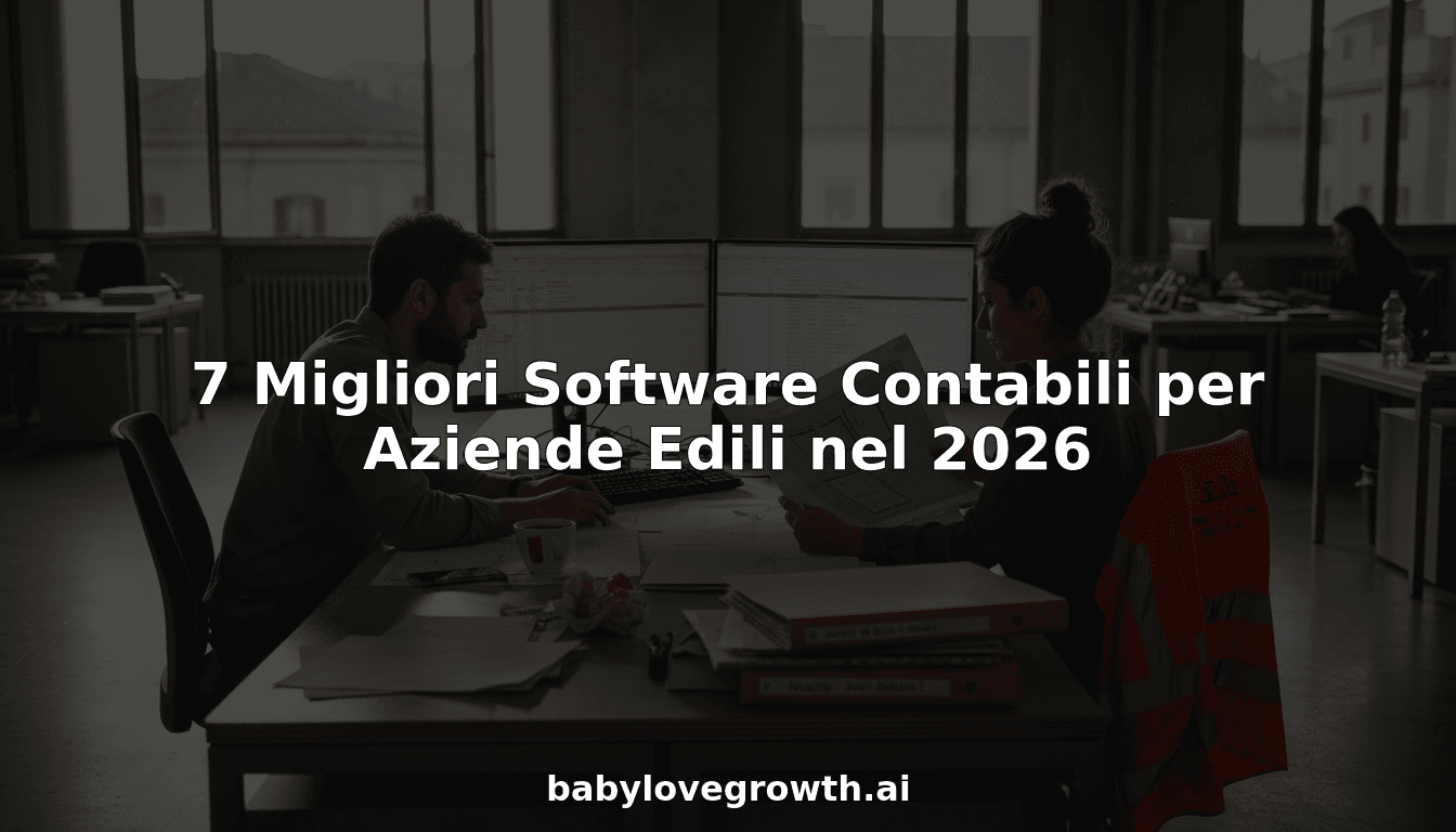 7 Migliori Software Contabili per Aziende Edili nel 2026