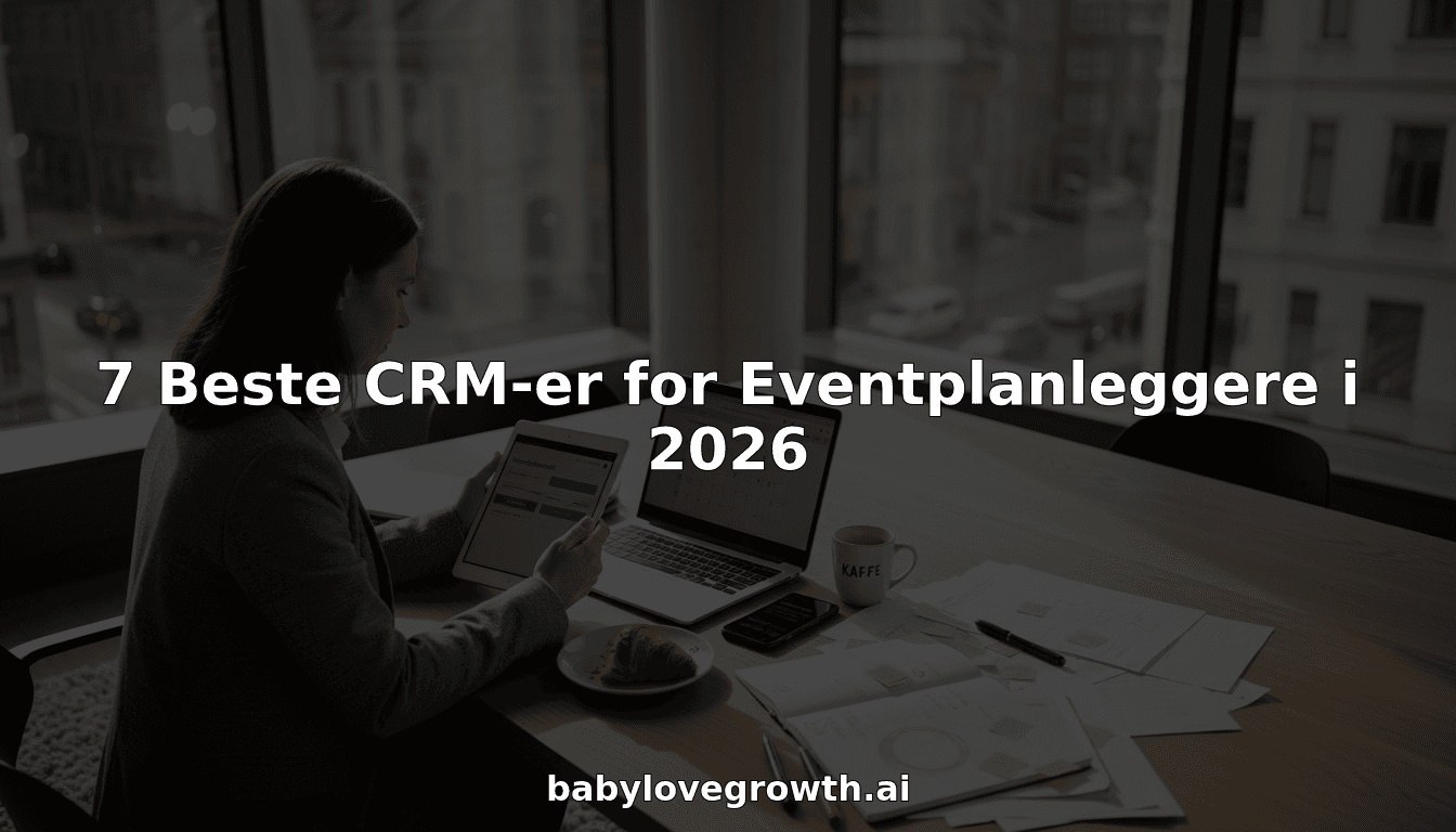 7 Beste CRM-er for Eventplanleggere i 2026