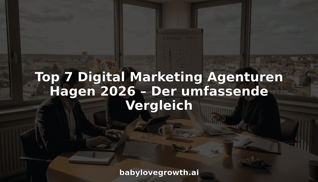 Top 7 Digital Marketing Agenturen Hagen 2026 – Der umfassende Vergleich