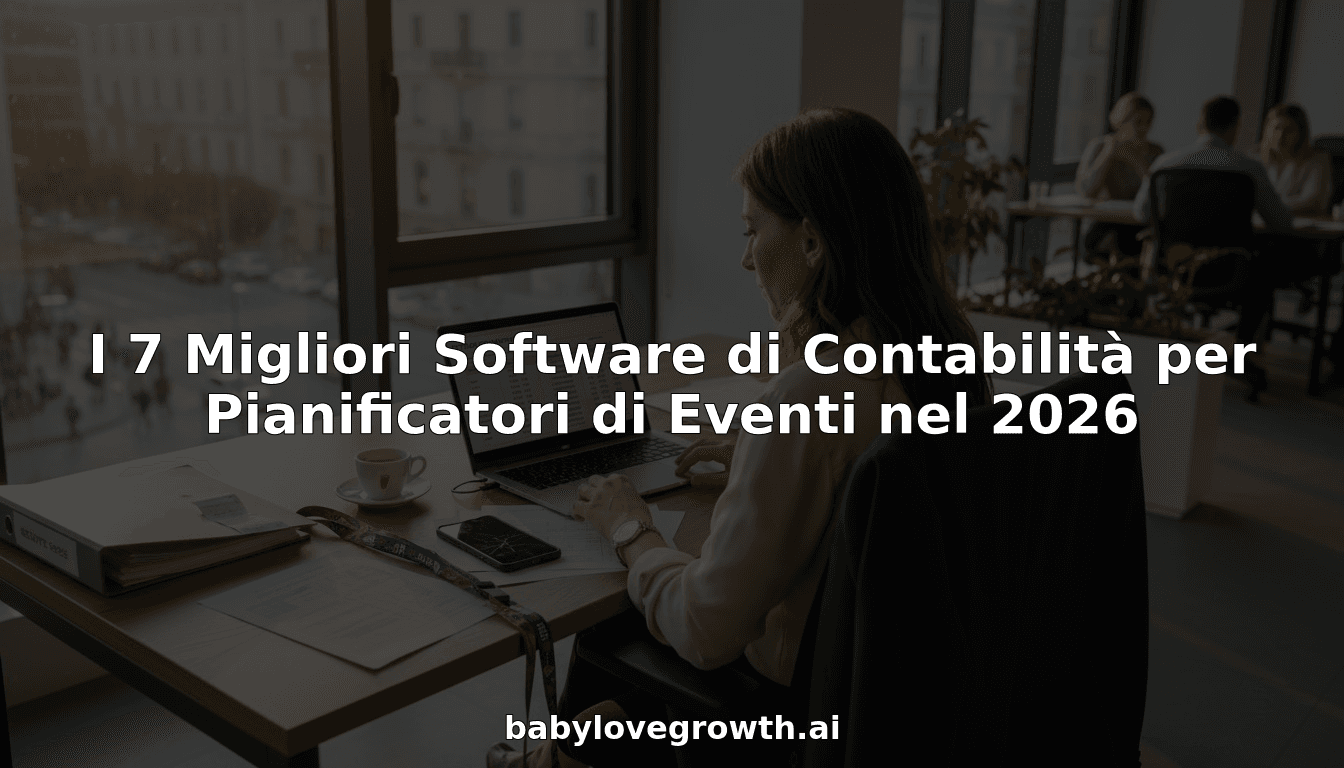 I 7 Migliori Software di Contabilità per Pianificatori di Eventi nel 2026
