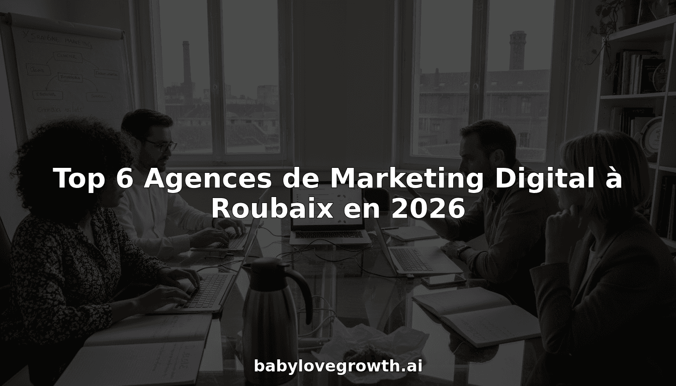 Top 6 Agences de Marketing Digital à Roubaix en 2026