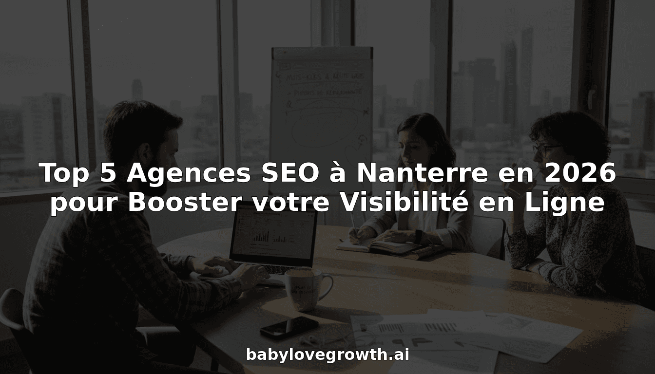 Top 5 Agences SEO à Nanterre en 2026 pour Booster votre Visibilité en Ligne
