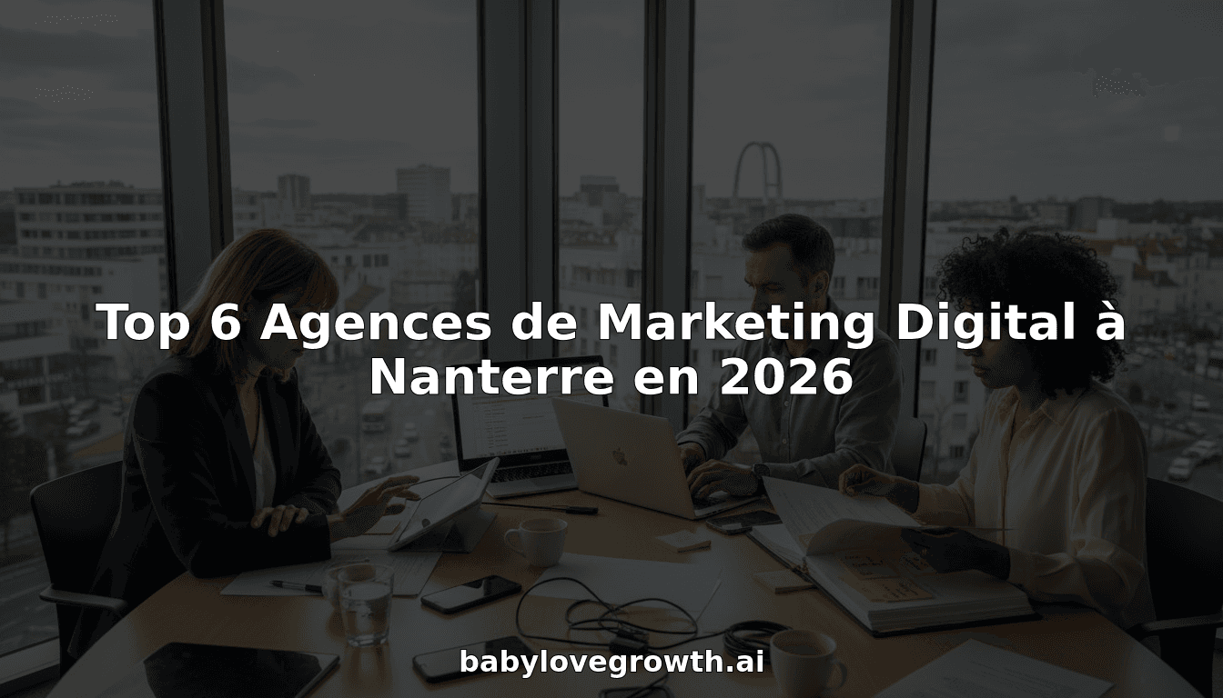 Top 6 Agences de Marketing Digital à Nanterre en 2026