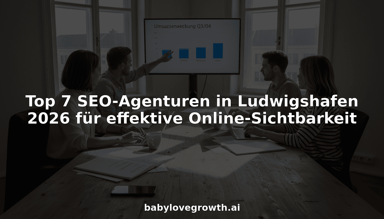 Top 7 SEO-Agenturen in Ludwigshafen 2026 für effektive Online-Sichtbarkeit