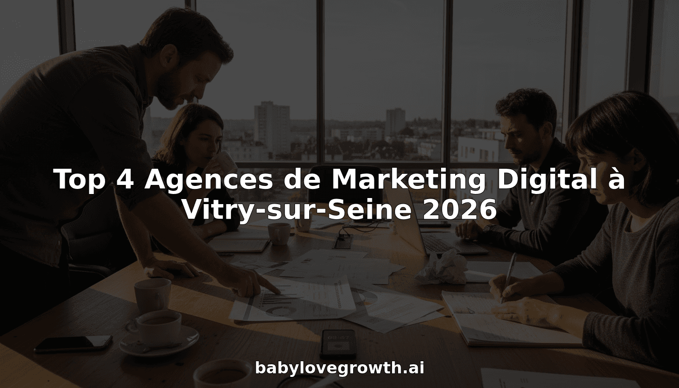 Top 4 Agences de Marketing Digital à Vitry-sur-Seine 2026