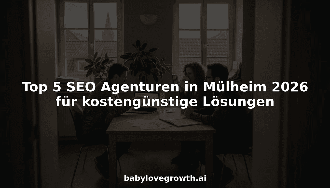 Top 5 SEO Agenturen in Mülheim 2026 für kostengünstige Lösungen