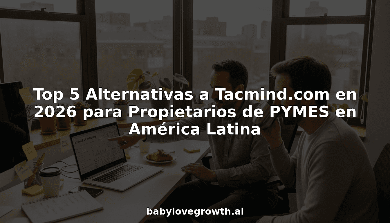 Top 5 Alternativas a Tacmind.com en 2026 para Propietarios de PYMES en América Latina